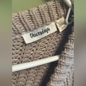 Shop Thursdays Beige Cardigan